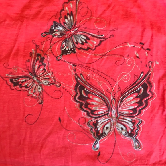 Coral short sleeve maternity top size large - Picture 4 of 4